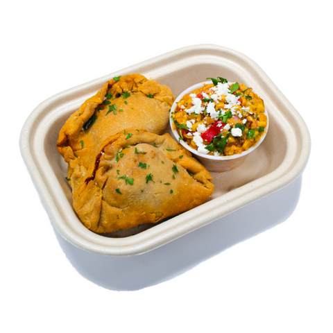 Empanadas + Skillet Corn