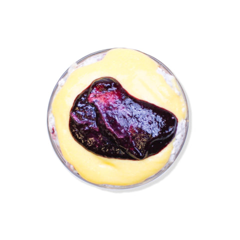 Lemon Blueberry Chia Pudding