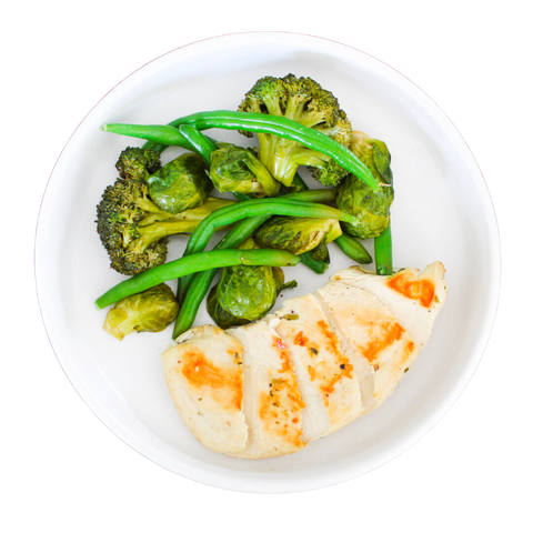 Roasted Chicken + Double Veggies