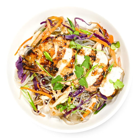 Ginger Chicken + Noodles