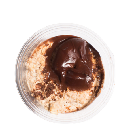 Nutella Stuffed Crepe Overnight Oats