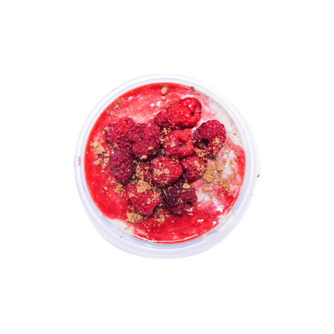Chocolate Raspberry Chia Mousse