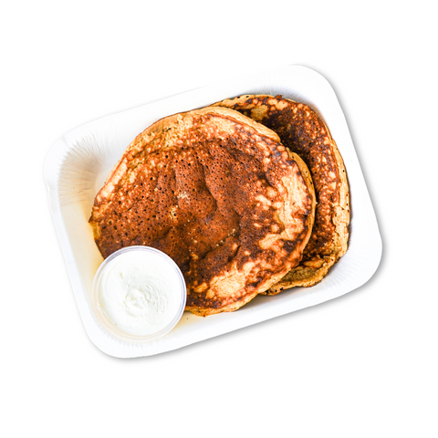 Cinnamon Roll Protein Pancakes