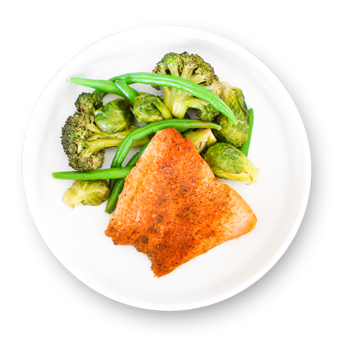 Roasted Wild-Caught Salmon + Double Veggies