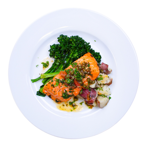 Wild-Caught Salmon Piccata