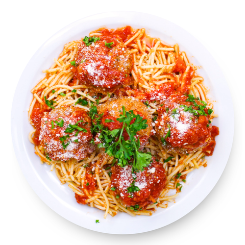 Spaghetti + Meatballs