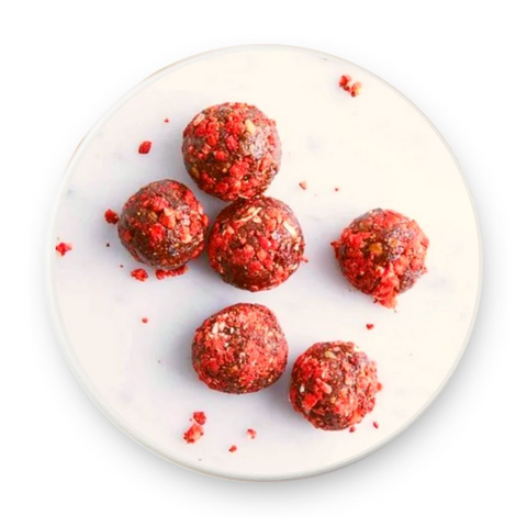 Strawberry Crush Protein Truffles