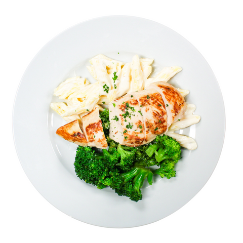 Chicken Alfredo + Broccoli